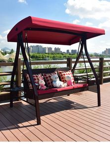 Mobilier de camp balançoire extérieure chaise suspendue balcon jardin