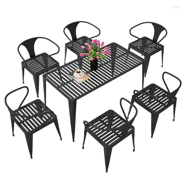 Muebles de campamento Combinación de mesa y silla para exteriores Ocio Patio simple Balcón Terraza Jardín Patio