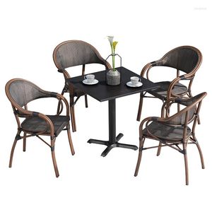 Camp Furniture Outdoor Tafel en stoelen Patio Balkon Koffiestoel Drie of vijf sets kamer