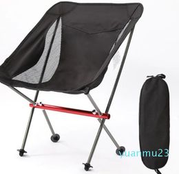 Mobilier de camping extérieur ultraléger en alliage d'aluminium détachable portable pliant camping lune chaises plage pêche chaise voyage pique-nique siège