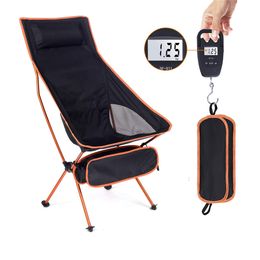 Meubles de camping Chaise pliante ultra-légère en plein air Superhard Chaise d'extérieur à charge élevée Portable Plage Randonnée Pique-nique Siège Camping Outils de pêche Chaise 230621