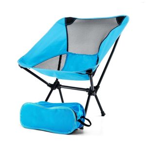 Chaise pliante ultra-légère pour l'extérieur, meubles de Camp, léger, Portable, Camping, plage, randonnée, pique-nique, pêche, charge élevée, décontracté
