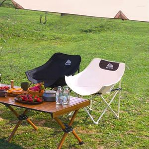 Mobilier de Camping pique-nique pêche chaises de plage pliant Portable inclinable lune Camping extérieur Meble Ogrodowe Patio QF50OC