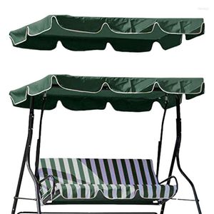 Camping meubles porche balançoire auvent remplacement couverture supérieure Polyester 3 tailles chaise de jardin Protection solaire auvent pour extérieur