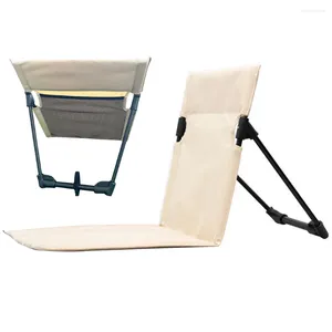 Camp Meubles Présentable Chaise arrière Universal Pliable Coussin léger Coussin léger Fournitures extérieures résistantes à l'usure