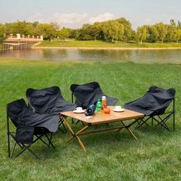 Mobilier de Camping chaise de Camping Portable, coussin épais d'extérieur, chaises de pêche pliantes, tabouret souple, siège confortable, pliable