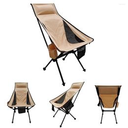 Meubles de camping Chaises de camping portables Chaise de voyage pliante ultra-légère pour la pêche Randonnée Pliable En plein air Plage Pique-nique Chairt Tool