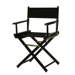 Chaise de réalisateur portative de Style classique de meubles de camp de 18 pouces avec la toile solide de cadre en bois à la mode et confortable