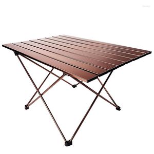 Table pliable portative de meubles de Camp Camping 6061 bureau pliant ultra léger d'alliage d'aluminium