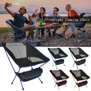 Kampmeubilair Draagbare opvouwbare campingstoel Ultralichte opvouwbare stoel Outdoor Backpackingstoel Opvouwbare stoel voor kamperen Strandvissen YQ240315