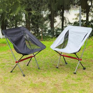 Chaise de loisirs portative de meubles de camp Chaise de pêche pliable universelle légère confortable résistante à l'usure pour la pelouse de patio de jardin
