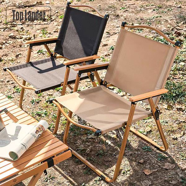 Meubles de camping Chaise de camping en plein air portable pliante Kermit Relax Chaises de voyage pliables ultra-légères légères Fournitures de plage 230617