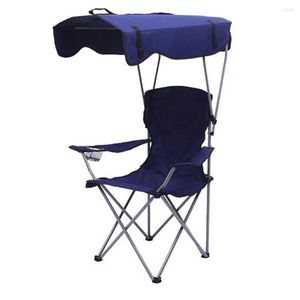 Meubles de camp portables extérieurs pliants replient le chair de plage avec parapluie de la canopée pêche