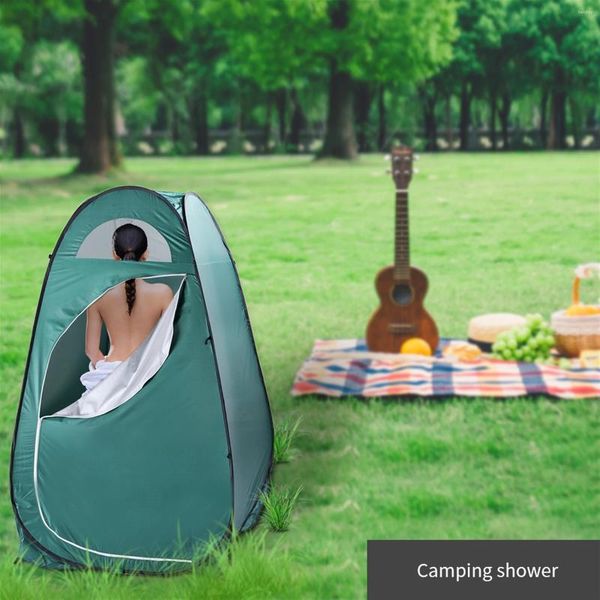 Meubles de camping portables pour l'extérieur, toilettes, dressing, cabine d'essayage, abri d'intimité, tente, vert armée