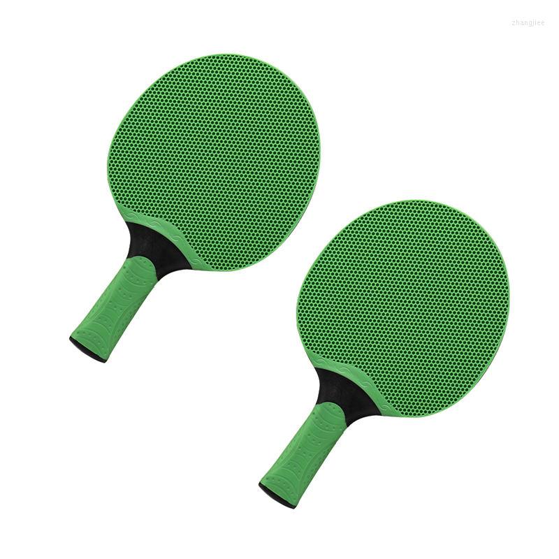 Racchetta da ping pong professionale in silicone per mobili da campeggio Pagaia da ping pong monopezzo