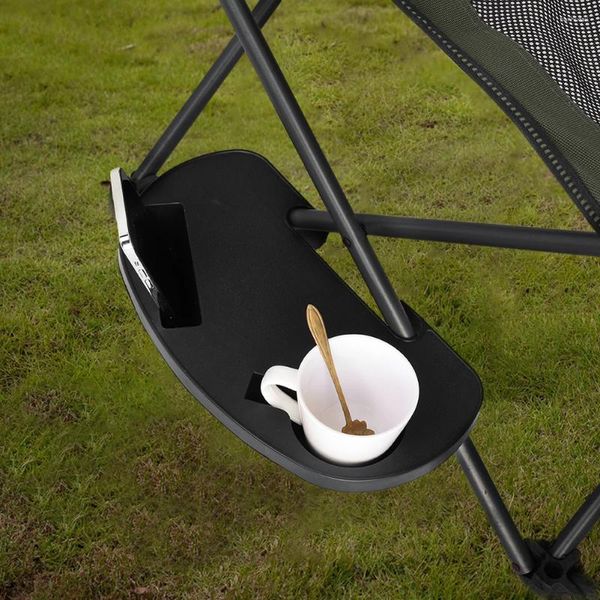 Table d'appoint inclinable, meubles de camping, avec fente pour téléphone Portable, plateau utilitaire multifonction, Portable pour pelouse, Patio, piscine