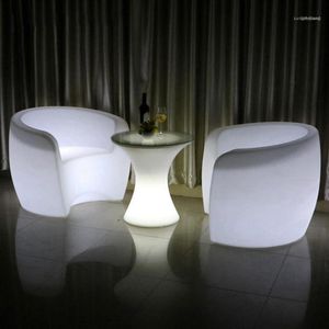 Meubles de camp vendant des lumi￨res LED Chaise de table de loisirs pour Coffe Shop Restaurant Balcon Courte N￩gociation Web C￩l￩brit￩ Suit298R