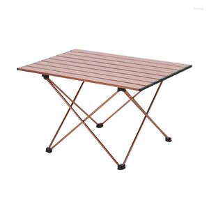 Meubles de camp vendant un Design moderne extérieur léger Portable pique-nique champ de poisson pliant en aluminium Camping Table à manger