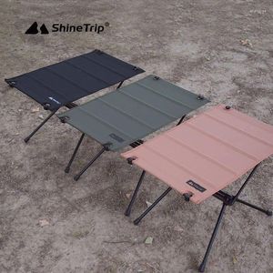 Camp Furniture Shinetrip Outdoor Aluminium Fabric Folding Table Camping opbergtas Desktop Mesh Pocket Car