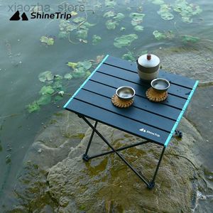 Camp Furniture Shinetrip Outdoor Aluminium Legering Vouwtafel Camping Picnic Portable Vouwtafel Barbecuetafel Kleine eettafel