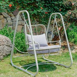 Meubles de Camp, chaise suspendue d'intérieur simple, balcon blanc, salle de jardin, balançoire extérieure, Mesa Cadeira Jardim, accessoires