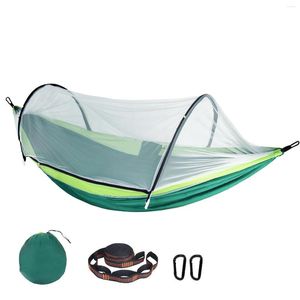 Kamp Meubels Enkele Maat 270 140 cm Licht Gewicht Draagbare Outdoor Camping Nylon Reizen Up Klamboe Hangmat