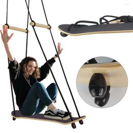 Mobilier de camping Planche à roulettes Surf Balançoire Jardin extérieur Patio intérieur Enfants Adulte Portable Loisirs Suspendu Bois