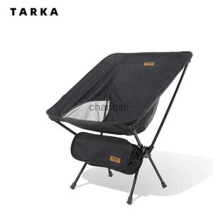 Kampmeubilair TARKA Draagbare campingstoel Maanstoelen Verleng zitting Lichtgewicht opvouwbare strandvisstoel Tuinmeubilair Reisbenodigdheden YQ240315