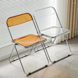 Chaise de jardin transparente en acrylique, mobilier de Camp, tabouret de terrasse Simple, léger, pour pêche, Camping, plage, détente, pliable