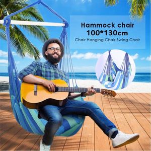 Camp Meubles Travel Home Soft Home 120kg Tissu Camping Corde Lit Garden Swing Seat Hammock Swings Chaise suspendue