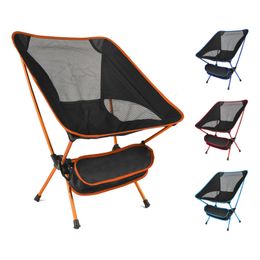 Mobilier de camp chaise pliante ultralégère de voyage super dure charge élevée Camping en plein air Portable plage randonnée pique-nique siège outils de pêche l230822