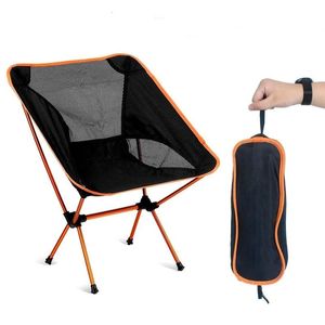 Mobilier de camp chaise pliante ultralégère de voyage super dure charge élevée 150 kg Camping en plein air Portable plage randonnée pique-nique siège outils de pêche chaise 231101