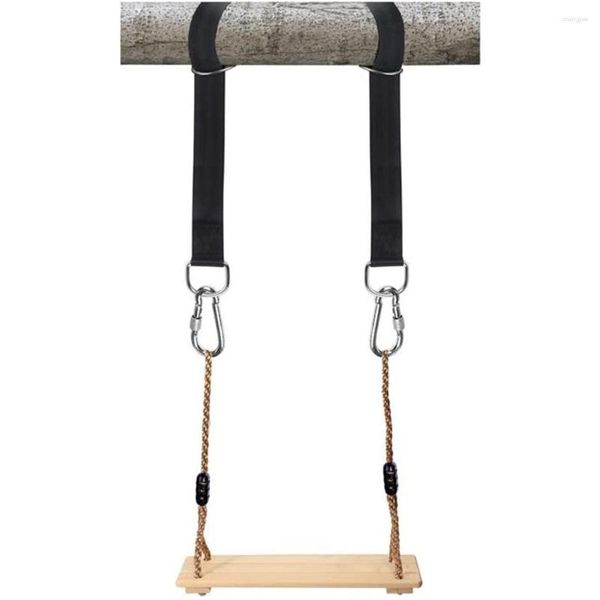 Muebles de campamento swing columpio colgante kit de hamaca colgador de hamaca patio patio acampando pesca swings suministros de cuerda