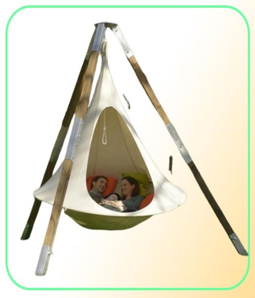 Camp Furniture Ufo Shape Tipee Treed Swing Swing Chair For Kids Adults intérieure Hammock Tent Patio Camping 100cm5487266