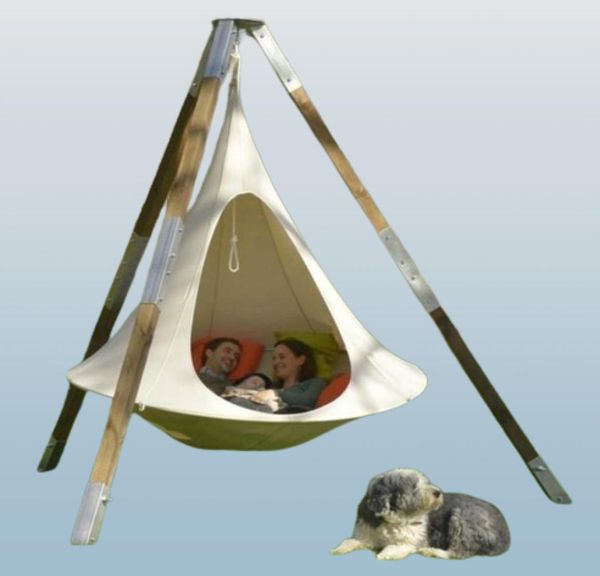 Camp Meubles Ufo Shape Tipee Treed Hanging Swing Chair For Kids Adults intérieur Hammock Tent Tent Patio Camping 100cm8514475