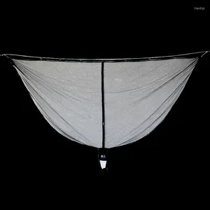Camp Furniture Ultra-Large Hammock Mugo Mosquito Net om Bug Insect te houden Past alle hangmatten Outfitters Compact Mesh Easy Setup Snugnet
