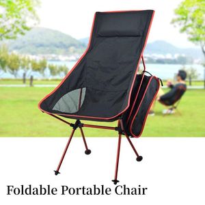 Mobilier de Camp chaise de plage ultralégère pliable Portable Camping en plein air tissu Oxford siège allongé pliant pour pêche barbecue pique-nique