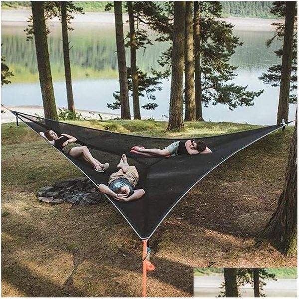 Camp Furniture Vilead Portable Triangle Hammock 4MX4MX4M FOURNIT