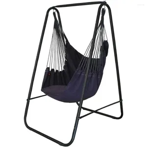 Les meubles de camp avec chaise de balançoire suspendue incluent les temps extérieurs résistants aux intempéries et l'espace de sauvegarde max 450 lbs balançoires de jardin