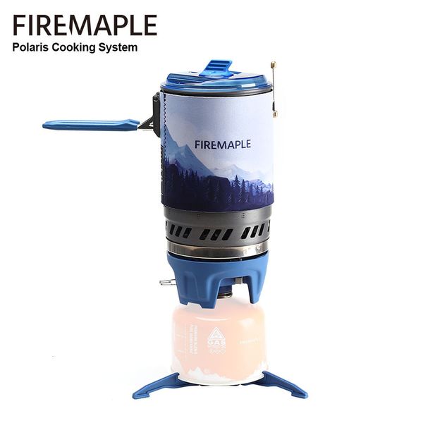 Camp Kitchen Fire Maple Polaris X5 Système de cuisson Poêle portable Micro régulateur Électrique Jet Pot Camping Sac à dos Chaudière à eau 230307