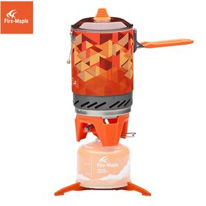 Camp Kitchen Fire Maple X2 Outdoor Gaskachel Toeristen Portable kooksysteem met warmtewisselaar Pot FMS-X2 Camping Wandelkoker 221021