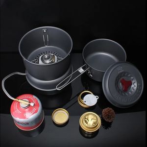 Kampkeuken Kookpotset voor buiten BL100-Q1 Draagbare aluminium alcoholkachel zonder gastank Campingalcoholtank Kooktoestelset voor tweeërlei gebruik 231025