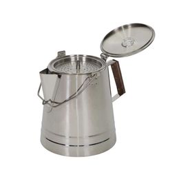 Camp Kitchen Stansport roestvrij staal 18 kopje koffie percolator usa p230506