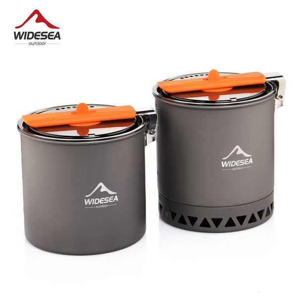 Camp Cuisine Widesea Vaisselle pour Camping 16L Pot Plats Touristiques Tourisme Randonnée Pique-Nique Cuisine Fournitures Équipement Batterie De Cuisine Trekking Bowler 230307