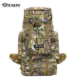 Sac de Camping sac à dos en plein air sac à dos tactique hommes grande randonnée armée voyage sport Trekking sacs 70L