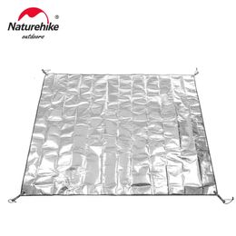 Hojas de tierra para acampar Mat de picnices impermeables Mat de carpa Multifuncional PE Aluminio Foil Barrera de humedad al aire libre 240408