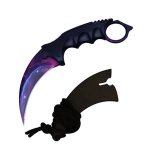 Camping Hunting Couteaux Classic et populaires Blades fixes avec gaine CSGO Karambit Tactiques de survie en plein air