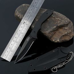 Camping jachtmessen Mengoing Outdoor Fixed Blade Knife 440a Steel Survival Utility Necklace Knives met ABS -omhulsel P230506