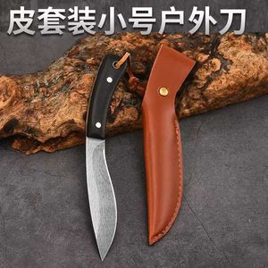 Camping jachtmessen Outdoor kleine machete Mongoolse hand Cleaver Hand Pick Knife Mini Damascus Dogleg Keuken Keukenaccessoires Keukenmessen P230506