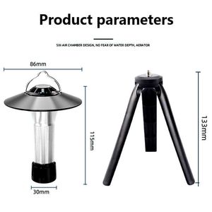 Lintería de campamento 2200 mAh Luz de campamento con base magnética Torcha LED LED LED 5 Modos de iluminación LED AMBIENTES ABSOFÍCULOS DE CAMPA W0331